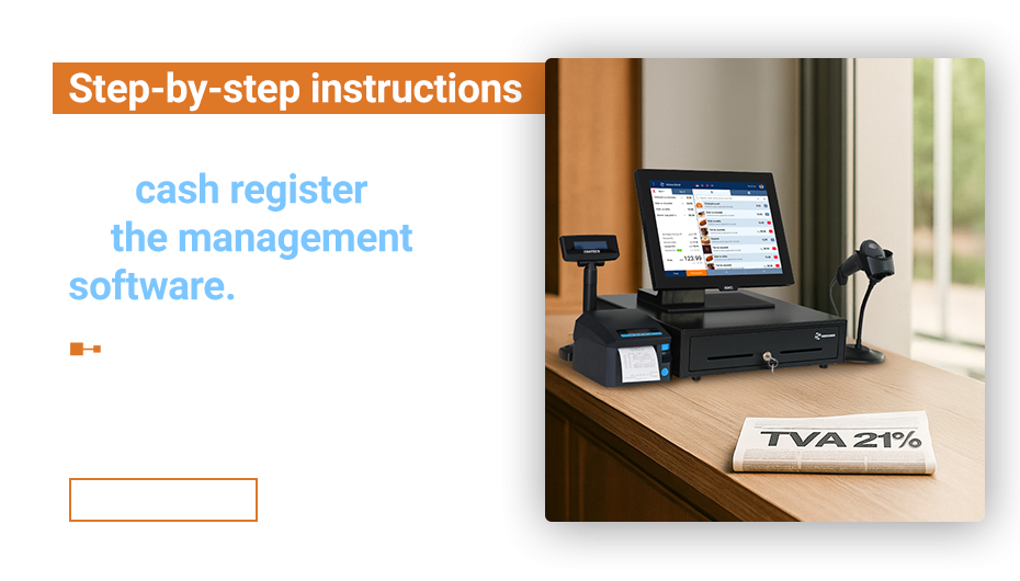 Step by step instructions for changing the VAT in the cash register and in the management software