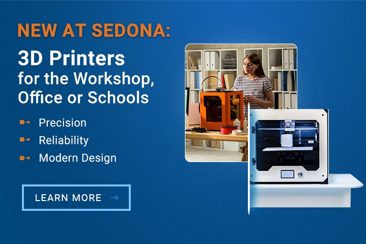 New at Sedona - 3D Printers for Workshop, Office and School - Mobile