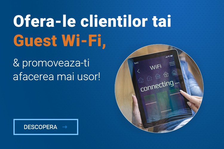 Ofertele clienților tăi Guest Wi-Fi - Mobile
