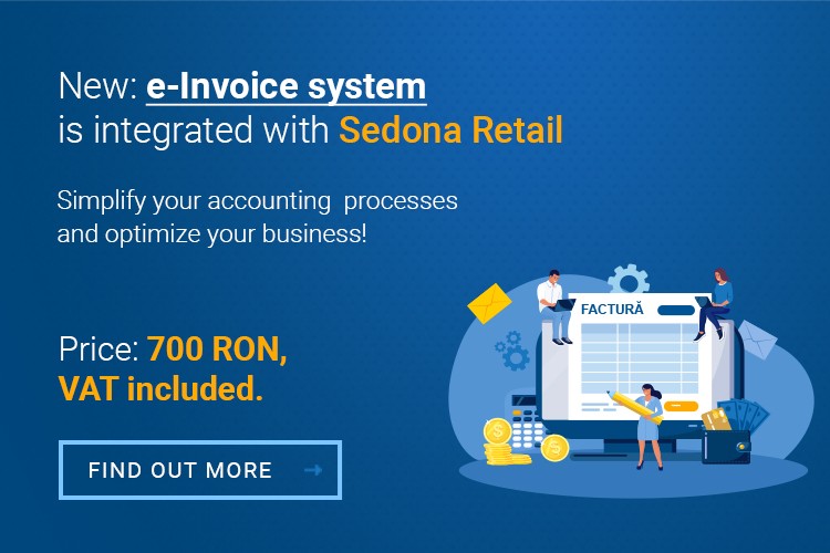 New: The e-Invoice system is integrated into the Sedona Retail management program