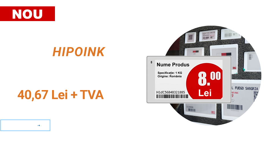 Etichete electronice Hipoink