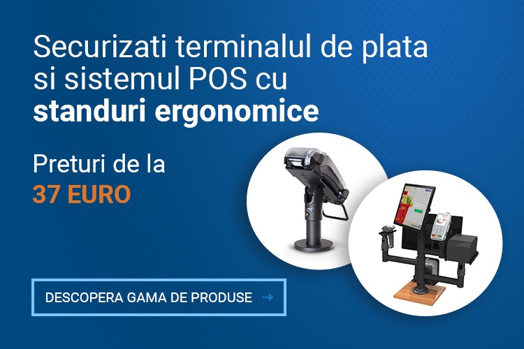 Standuri pentru terminale bancare si sisteme POS