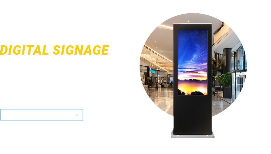 Increase your business's visibility with Digital Signae Displays Attractive design.